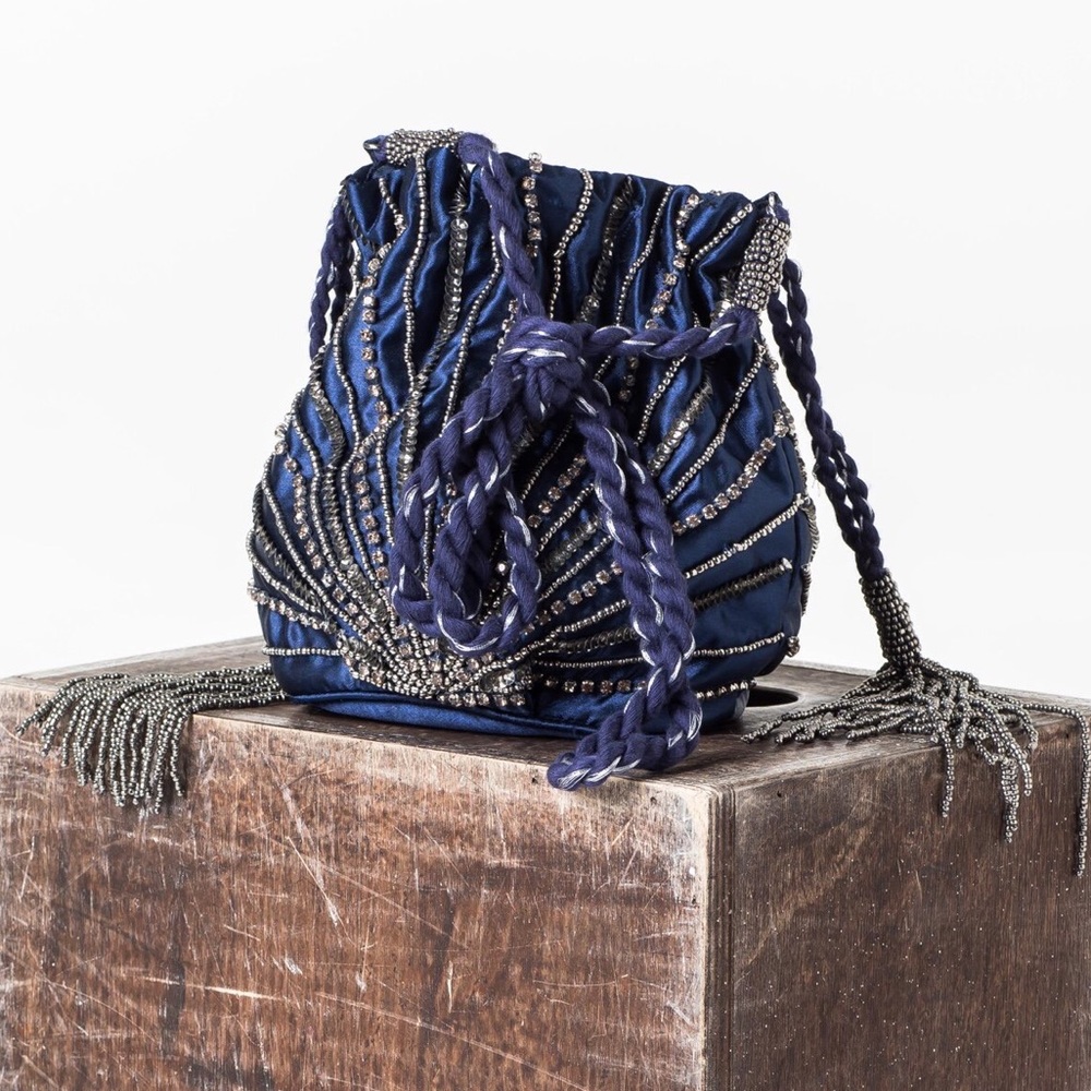 Miranda, Hand Beaded Potli Bag by AMPOUR